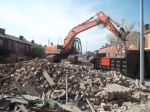 Top Streets of Salford Being Demolished March 2012